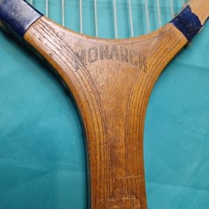 2 vintage wood tennis racquets 1910-1920s
